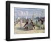 People on a Promenade-Paul Fischer-Framed Giclee Print