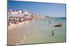 People on Beach in Spain-Felipe Rodriguez-Mounted Photographic Print