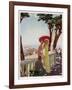 People on Holiday on the French Riviera, Enjoying the Sunshine-null-Framed Art Print