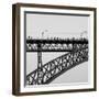 People on Porto-Moises Levy-Framed Giclee Print
