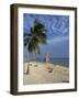 People on the Beach in the Late Afternoon, Key West, Florida, USA-Miller John-Framed Photographic Print