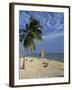 People on the Beach in the Late Afternoon, Key West, Florida, USA-Miller John-Framed Photographic Print