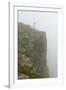 People on the cliff in morning mist, Simien Mountain, Ethiopia-Keren Su-Framed Photographic Print