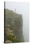 People on the cliff in morning mist, Simien Mountain, Ethiopia-Keren Su-Stretched Canvas