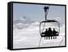 People on the Magic Mile Ski Lift at Timberline Lodge on Mount Hood, Oregon, August 16, 2006-Don Ryan-Framed Stretched Canvas