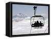 People on the Magic Mile Ski Lift at Timberline Lodge on Mount Hood, Oregon, August 16, 2006-Don Ryan-Framed Stretched Canvas