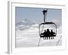 People on the Magic Mile Ski Lift at Timberline Lodge on Mount Hood, Oregon, August 16, 2006-Don Ryan-Framed Photographic Print