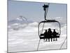 People on the Magic Mile Ski Lift at Timberline Lodge on Mount Hood, Oregon, August 16, 2006-Don Ryan-Mounted Photographic Print