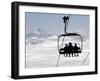 People on the Magic Mile Ski Lift at Timberline Lodge on Mount Hood, Oregon, August 16, 2006-Don Ryan-Framed Photographic Print