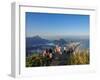 People on top of the Dois Irmaos Mountain, Rio de Janeiro, Brazil, South America-Karol Kozlowski-Framed Photographic Print