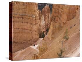 People on Trail, Bryce Canyon National Park, Utah, United States of America, North America-Jean Brooks-Stretched Canvas