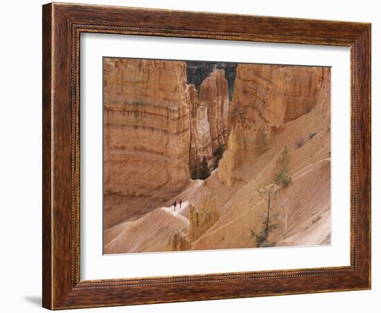 People on Trail, Bryce Canyon National Park, Utah, United States of America, North America-Jean Brooks-Framed Photographic Print