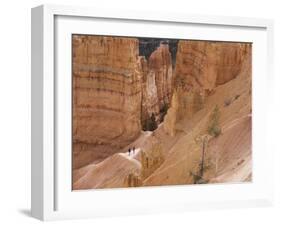 People on Trail, Bryce Canyon National Park, Utah, United States of America, North America-Jean Brooks-Framed Photographic Print