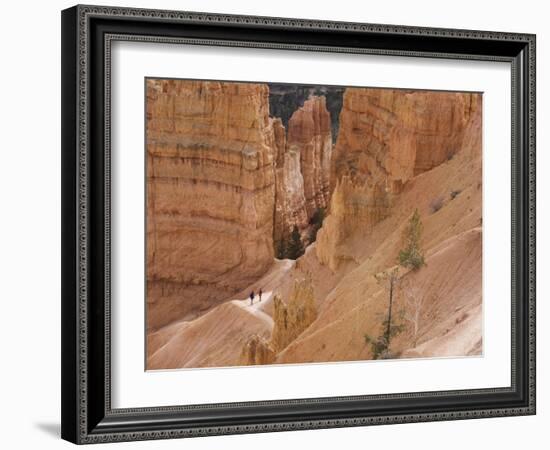 People on Trail, Bryce Canyon National Park, Utah, United States of America, North America-Jean Brooks-Framed Photographic Print