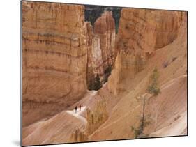 People on Trail, Bryce Canyon National Park, Utah, United States of America, North America-Jean Brooks-Mounted Photographic Print