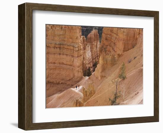 People on Trail, Bryce Canyon National Park, Utah, United States of America, North America-Jean Brooks-Framed Photographic Print