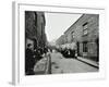 People Outside Boarded-Up Houses in Ainstey Street, Bermondsey, London, 1903-null-Framed Photographic Print