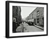 People Outside Boarded-Up Houses in Ainstey Street, Bermondsey, London, 1903-null-Framed Premium Photographic Print