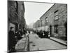 People Outside Boarded-Up Houses in Ainstey Street, Bermondsey, London, 1903-null-Mounted Premium Photographic Print