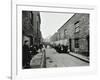 People Outside Boarded-Up Houses in Ainstey Street, Bermondsey, London, 1903-null-Framed Photographic Print