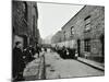 People Outside Boarded-Up Houses in Ainstey Street, Bermondsey, London, 1903-null-Mounted Photographic Print