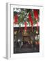 People Outside Panxi Restaurant, Guangzhou, Guangdong, China, Asia-Ian Trower-Framed Premium Photographic Print