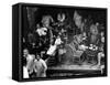 People Patronizing a Tea Shop on Market Day-Carl Mydans-Framed Stretched Canvas