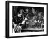 People Patronizing a Tea Shop on Market Day-Carl Mydans-Framed Photographic Print