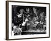 People Patronizing a Tea Shop on Market Day-Carl Mydans-Framed Photographic Print