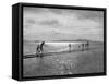 People Playing in the Water of the Great Salt Lake-null-Framed Stretched Canvas