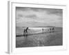 People Playing in the Water of the Great Salt Lake-null-Framed Photographic Print