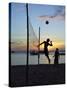 People Playing Volley Ball on White Beach at Sunset, Boracay, Philippines-Ian Trower-Stretched Canvas