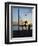 People Playing Volley Ball on White Beach at Sunset, Boracay, Philippines-Ian Trower-Framed Premium Photographic Print