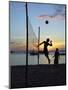 People Playing Volley Ball on White Beach at Sunset, Boracay, Philippines-Ian Trower-Mounted Premium Photographic Print