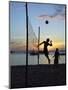 People Playing Volley Ball on White Beach at Sunset, Boracay, Philippines-Ian Trower-Mounted Photographic Print