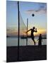 People Playing Volley Ball on White Beach at Sunset, Boracay, Philippines-Ian Trower-Mounted Photographic Print