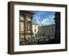 People Plundering Minister Prina's House in Piazza San Fedele in Milan, April 20, 1814-Giovanni Migliara-Framed Giclee Print