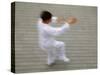 People Practice Taichi, China-Keren Su-Stretched Canvas