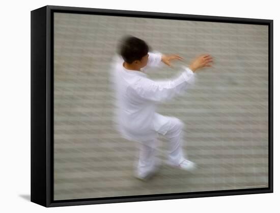 People Practice Taichi, China-Keren Su-Framed Stretched Canvas