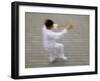 People Practice Taichi, China-Keren Su-Framed Photographic Print