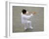 People Practice Taichi, China-Keren Su-Framed Photographic Print