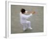 People Practice Taichi, China-Keren Su-Framed Photographic Print