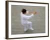 People Practice Taichi, China-Keren Su-Framed Photographic Print