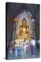 People Praying, Htilominlo Pahto Temple, Bagan (Pagan), Myanmar (Burma), Asia-Christian Kober-Stretched Canvas