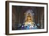 People Praying, Htilominlo Pahto Temple, Bagan (Pagan), Myanmar (Burma), Asia-Christian Kober-Framed Photographic Print