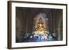 People Praying, Htilominlo Pahto Temple, Bagan (Pagan), Myanmar (Burma), Asia-Christian Kober-Framed Photographic Print