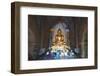 People Praying, Htilominlo Pahto Temple, Bagan (Pagan), Myanmar (Burma), Asia-Christian Kober-Framed Photographic Print