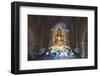 People Praying, Htilominlo Pahto Temple, Bagan (Pagan), Myanmar (Burma), Asia-Christian Kober-Framed Photographic Print