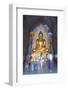 People Praying, Htilominlo Pahto Temple, Bagan (Pagan), Myanmar (Burma), Asia-Christian Kober-Framed Photographic Print