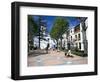 People Relaxing in Church Square in Front of the El Salvador Church-Pearl Bucknall-Framed Photographic Print